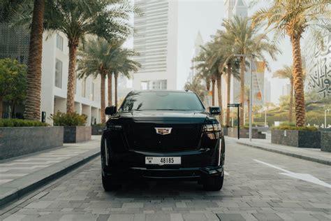 Rent Cadillac Escalade Black In Dubai Suv Octane Car Rental Dubai