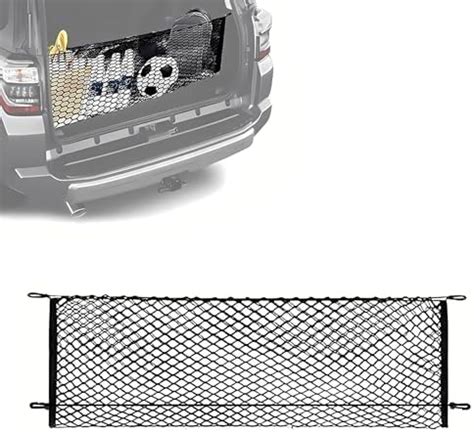 Amazon Car Rear Cargo Net Adjustable Elastic Storage Organizer