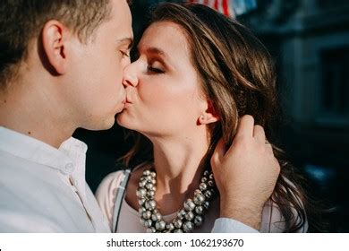 Sexy Couple Home Woman Lingerie Kissing Stock Photo Shutterstock