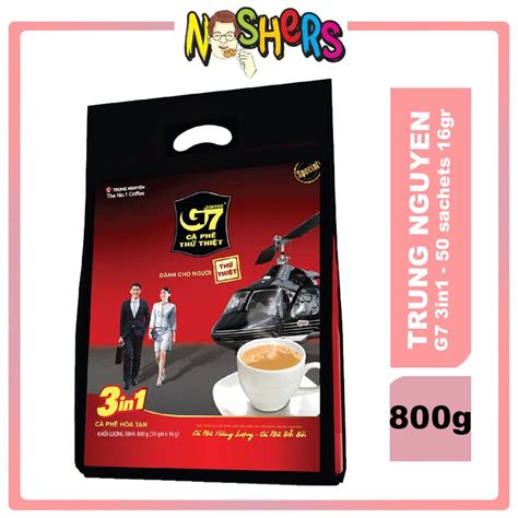 Noshers Trung Nguyen G7 Instant Coffee 3 in 1 Ca Phe Thu Thiet ...