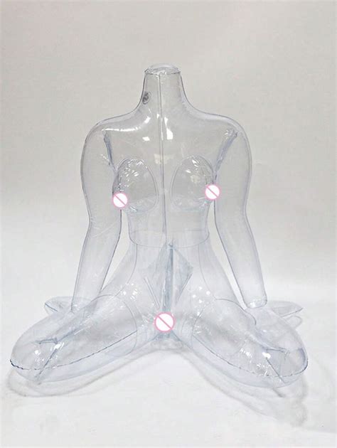Pc Sex Toy Inflatable Doll For Men With Transparent Leather M Legs Painted Leather Doll