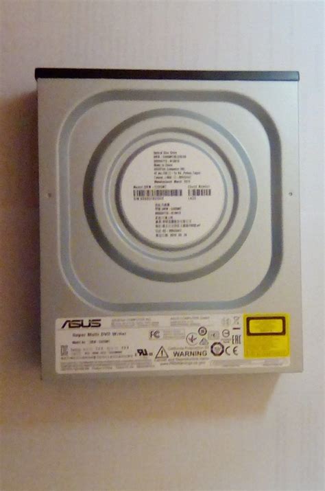Оптический привод DVD+/-RW Asus DRW-24D5MT, внутренний, SATA, черный ...