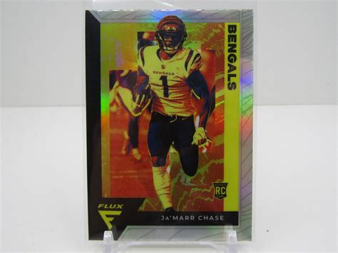 Ja Marr Chase Chronicles Flux Silver Prizm Rookie Card Rc