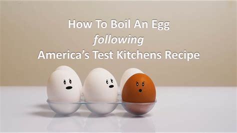 How To Boil Eggs The 10 Minute America S Test Kitchen Hard Boiled Egg Recipe Step By Step