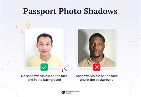 Passport Photo Shadows Examples And How To Avoid Them