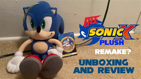 Ge Sonic X Plush Remake 2021 Unboxing And Review Youtube