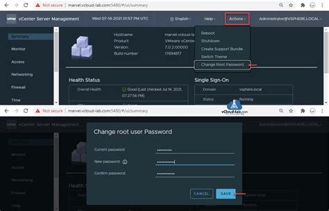 Resetting Root Password In Vmware Vcenter Server Appliance Vgeek