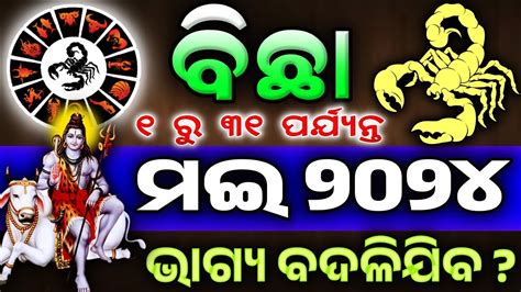 Bichha Rashi May 2024 ବଛ ରଶ bichha rasi l Odia rasifala l May