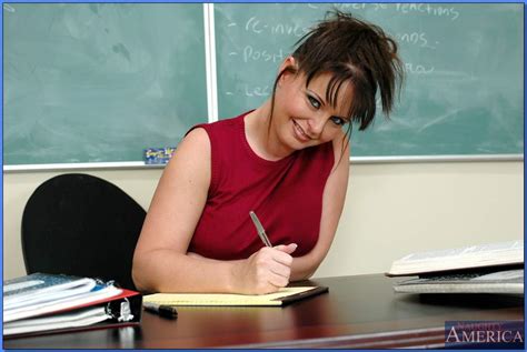 Mature Sex Teacher In Stockings Maya Divine Flaunting Topless In Class Porn Pictures XXX Photos