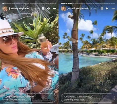 Iza Z Kr Lowych Ycia Wije Si Z Siostr W Bikini Pod Palm Zdj Cia Pudelek