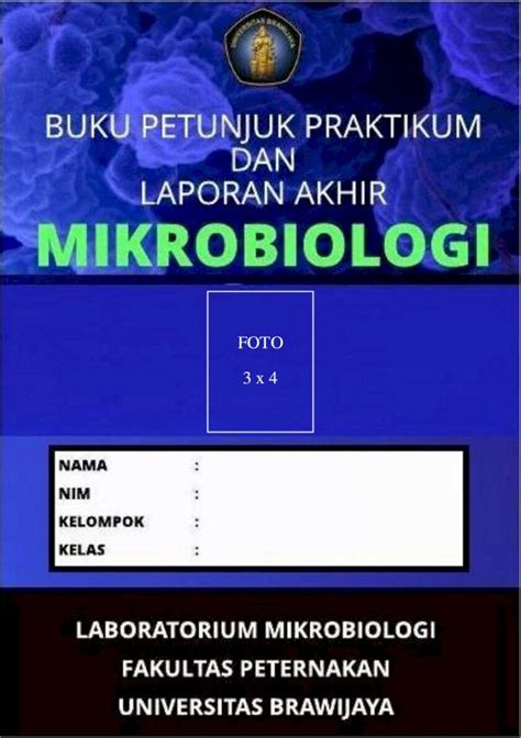 Pdf Foto X Iv Petunjuk Praktikum Mikrobiologi Prakata Buku