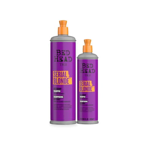 Shampoo Serial Blonde BED HEAD TIGI CABELLO RUBIO DAÑADO Aqua Beauty Store