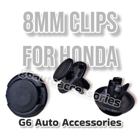 Pcs Of Mm Honda Bumper Clips Fender Liner Side Skirt Interior Panel