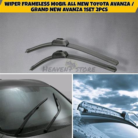 Jual Wiper Frameless Mobil All New Toyota Avanza Grand New Avanza