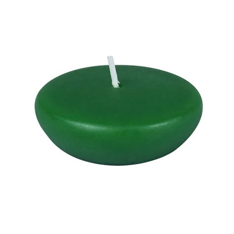 2 1 4 Inch Hunter Green Floating Candles 288pcs Case Bulk