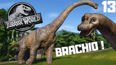 Jurassic World Evolution Pl 13 Brachiosaurus I 5 Nowych Gatunków Gameplay Pl Youtube