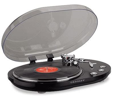 CROSLEY Oval, стильный проигрыватель виниловых пластинок