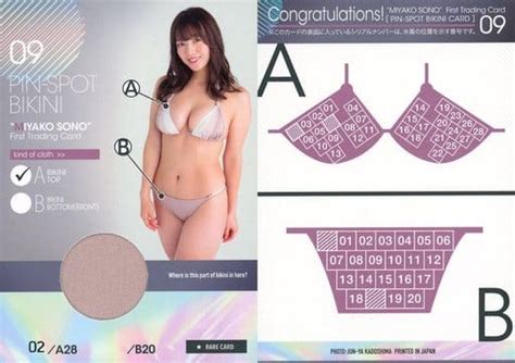 駿河屋 PIN SPOT BIKINI CARD ピンスポビキニカード ビキニトップ A 園都 園都 ファースト