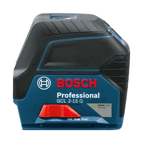 0601066J00 Nivel Láser verde Bosch GCL 2 15 G 15m con puntos de plomada