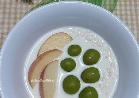 Resep Overnight Oat Anggur Apel Oleh Maritza Kitchen Cookpad