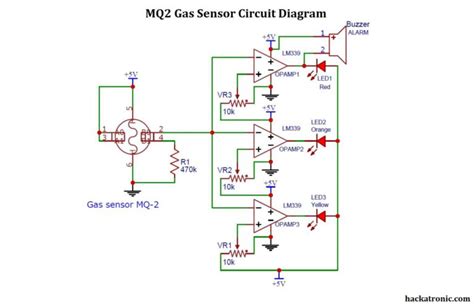 MQ2 Gas Sensor Circuit Diagram And It S Working Hackatronic