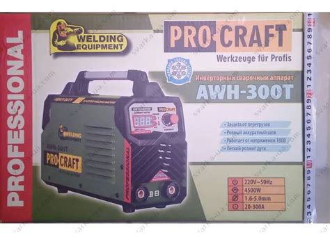 Купить Сварочный инвертор Procraft AWH-300T , цена 3590 грн | svarka-ua.com