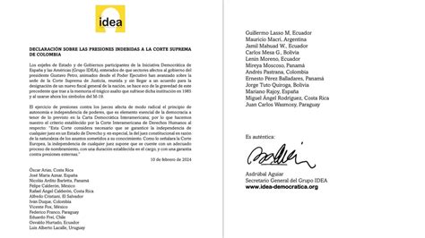 Expresidentes De Am Rica Latina Y Espa A Condenaron Asedio Al Palacio De Justicia Infobae