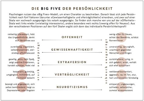 myGully Big Five Modell Fünf Charakterzüge jeder hat So