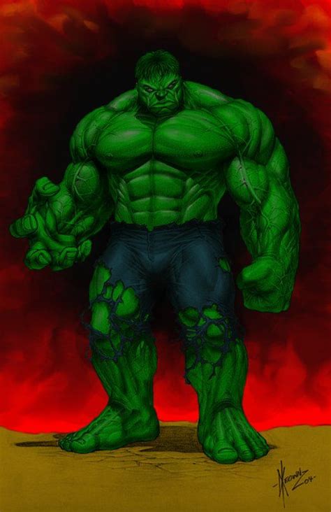 My Coloring Of Dale Keown S Hulk Using Gimp This Is Actually My