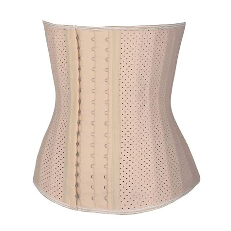 Lady Slim Sport Workout Girdle Hourglass Waist Trainer Corset Faja