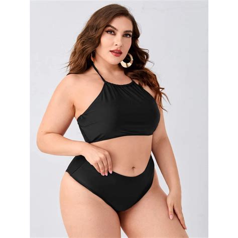 CEBU MID SIZE AND PLUS SIZE TWO PIECE SUMMER BEACH BIKINI SWIMSUIT PADDED Shopee Philippines