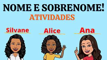 Exemplo De Nome E Sobrenome - O que é nome e sobrenome exemplos?
