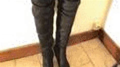 Victoria Hot High Heels Kneeboots Trample UNDER SHOES CLIP STORE