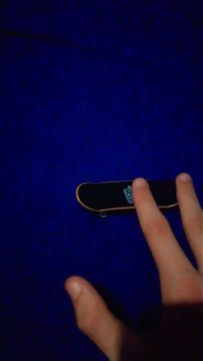 How To Do An Ollie On A Tech Deck Finger Skateboard Youtube