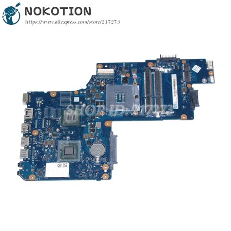 NOKOTION Laptop Motherboard For Toshiba Satellite C50 C55 Main Board