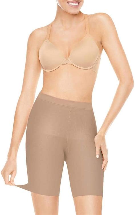 Amazon Spanx Assets Red Hot Label Firm Control Mid Thigh Shaper Barest Bare Thigh