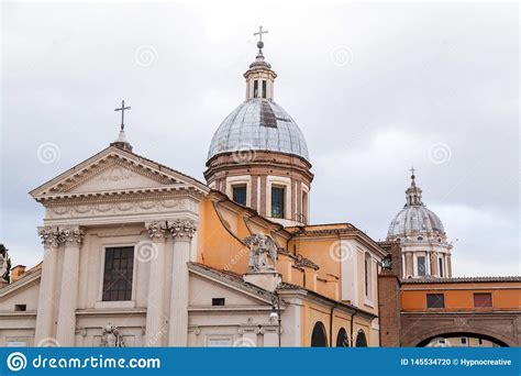 Chiesa Di San Rocco Or St Roch Church In Rome Italy Stock Photo