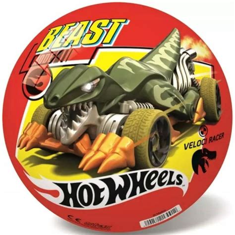 PIŁKA GUMOWA CM LICENCJA HOT WHEELS MATTEL Bagażownia pl