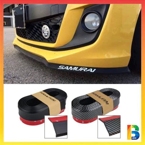 Samurai Car Body Kit Bumper Lip Side Skirt Rubber Edge Decorative Prot