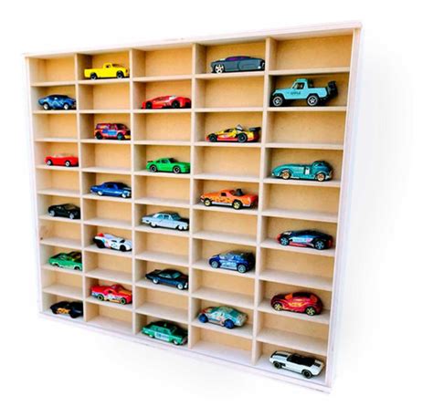 Coleccionador Exhibidor Para 50 Carritos Hot Wheels Respaldo Mercadolibre