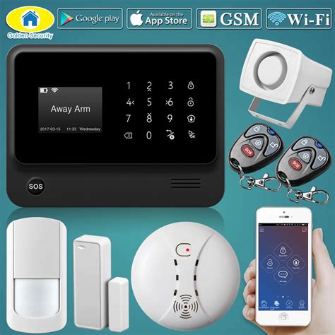 Golden Security G90B Plus WiFi GSM GPRS Wireless Alarm System Security