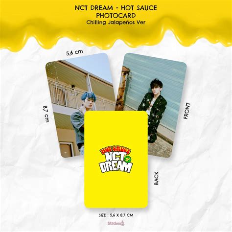 Jual Photocard Nct Dream Hot Sauce Chilling Jalapenos Ver Shopee