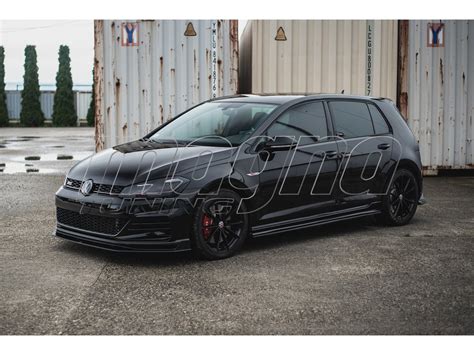 Vw Golf 7 Gti Tcr Facelift Dtm Front Bumper Extension