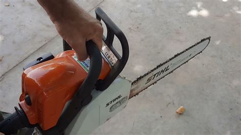 Como Arrancar Una Motosierra Stihl En Simples Pasos Youtube