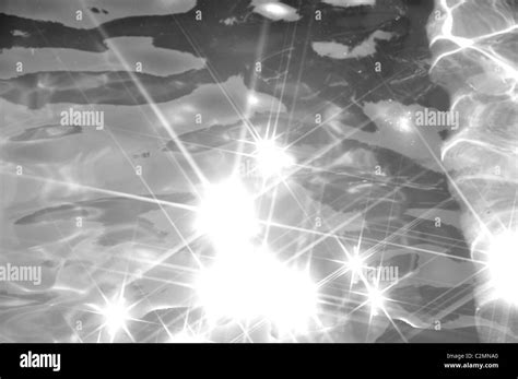 Abstract Light Reflection On Water Stock Photo Alamy