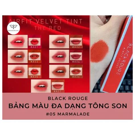 Son Black Rouge A Marmalade Màu Đỏ Mứt Cam Hot Nhất