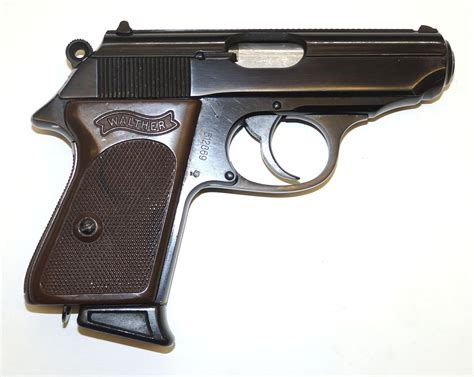 Halbautom Pistole Walther PPK L Kal 7 65mm Browning Mit