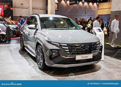 Hyundai Tucson Car At The Brussels Autosalon European Motor Show