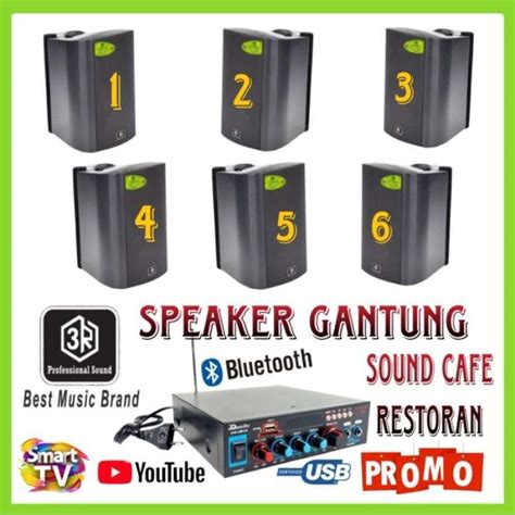 Promo Paket Sound Cafe Dan Restoran Panggilan Ampli Digital Speaker