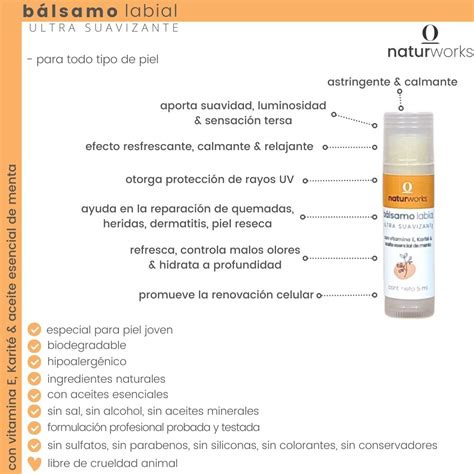 BÁLSAMO labial TEENS Ultra Suavizante con vitamina E Karité aceite